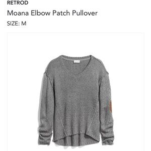 Retrod Moana Elbow Patch Pullover